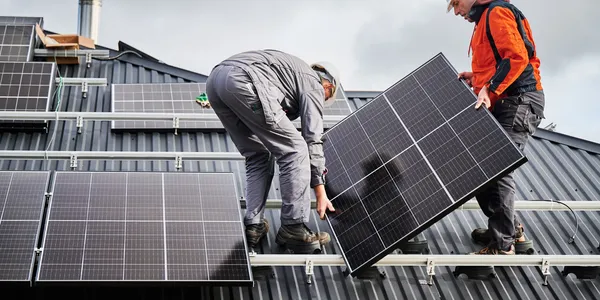 Solar panel on roofs